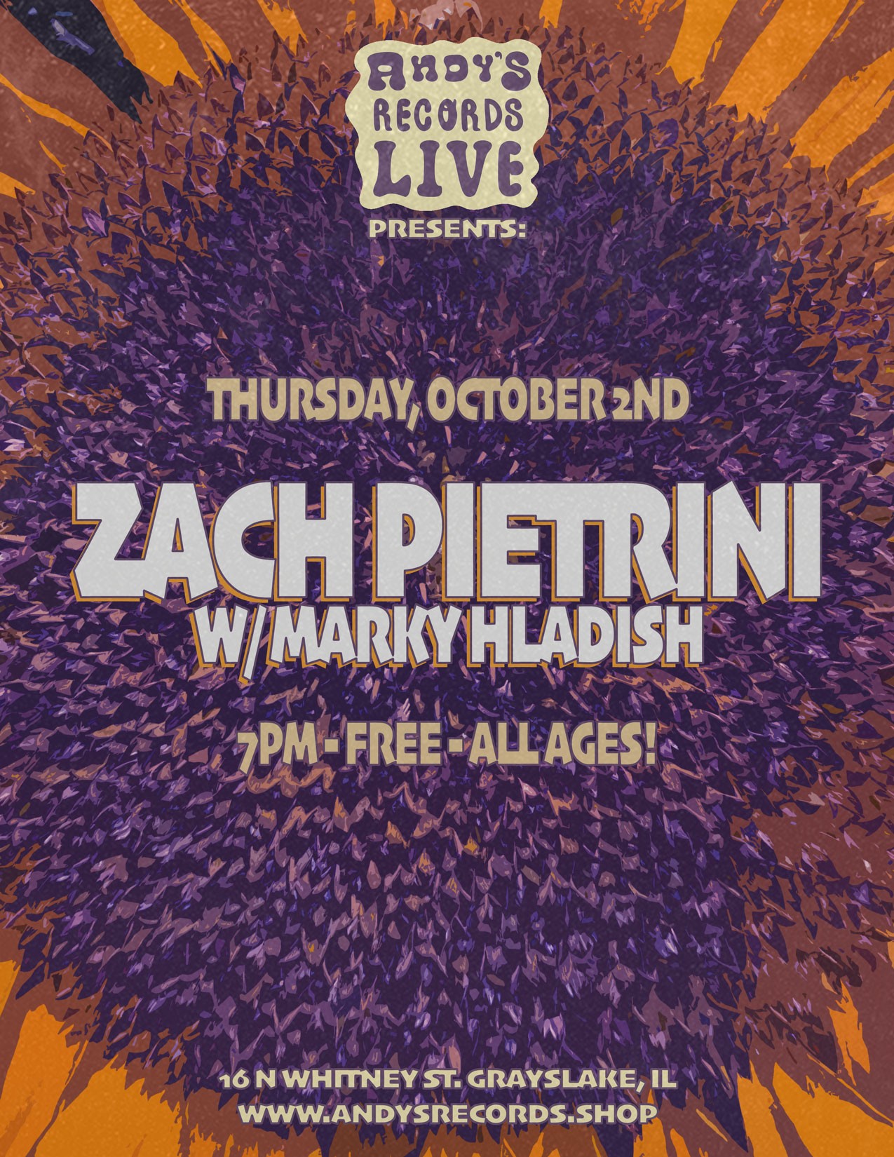 Andys Records Live: Zach Pietrini